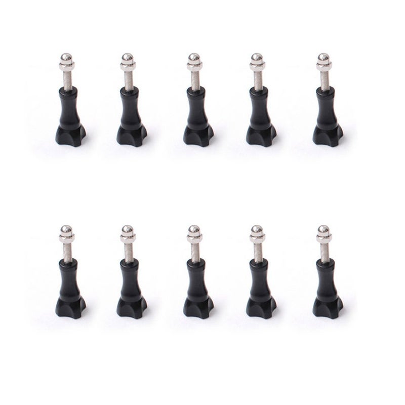 Oumers Long Thumbscrew with Cap Thumb Screw Set Stainless for GoPro Accessories Monopod Handhold Stick Mount/Windshield Suction for Gopro Hero5 Black, Hero4, Hero3+, Hero3, Hero2 Camera (10pcs/Pack) - Image 1